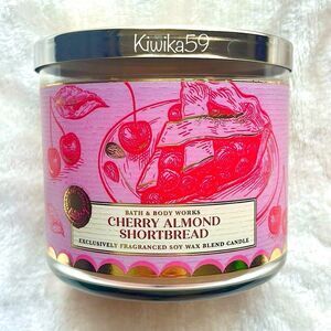 Bath & Body Works Cherry Almond Shortbread Candle